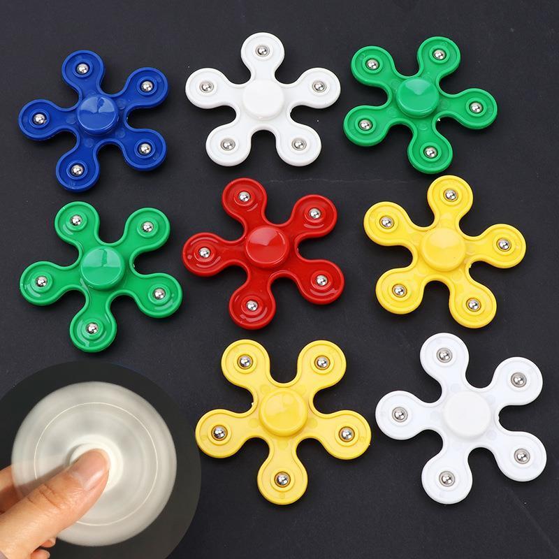 Picture of Large Premium Colorful Hand Fidget Spinner for Autism and ADHD Finger Tri-Spinner Fidget Toys Stress Reliever Play Toy