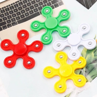 Picture of Large Premium Colorful Hand Fidget Spinner for Autism and ADHD Finger Tri-Spinner Fidget Toys Stress Reliever Play Toy