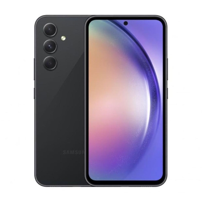 Picture of For  samsung galaxy A54 5G  Premium Silicone Matte Soft Phone Case - Black - Phone Back Cover