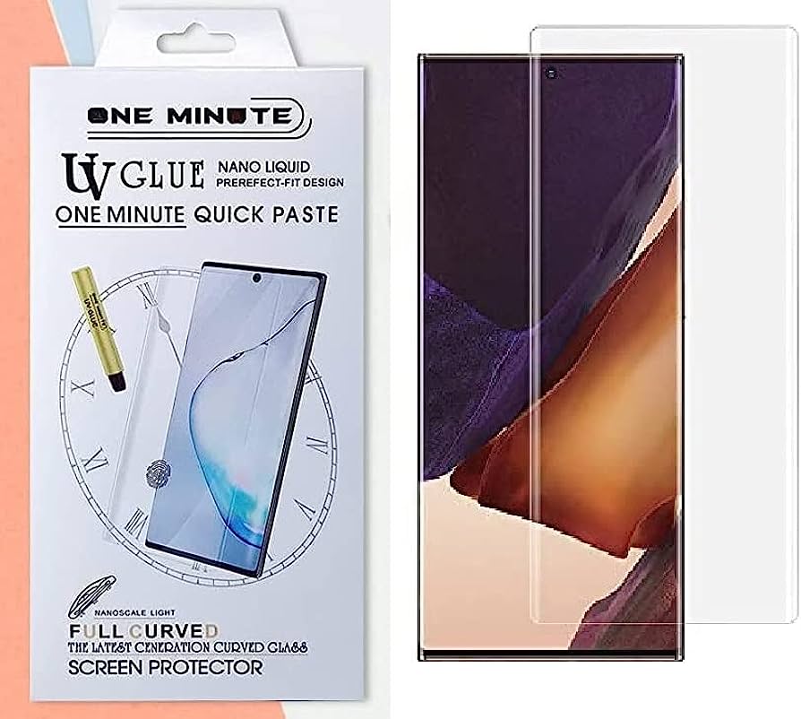 Picture of One minute UV Light Adhesive Tempered Glass Screen Protector for  oneplus 8 pro