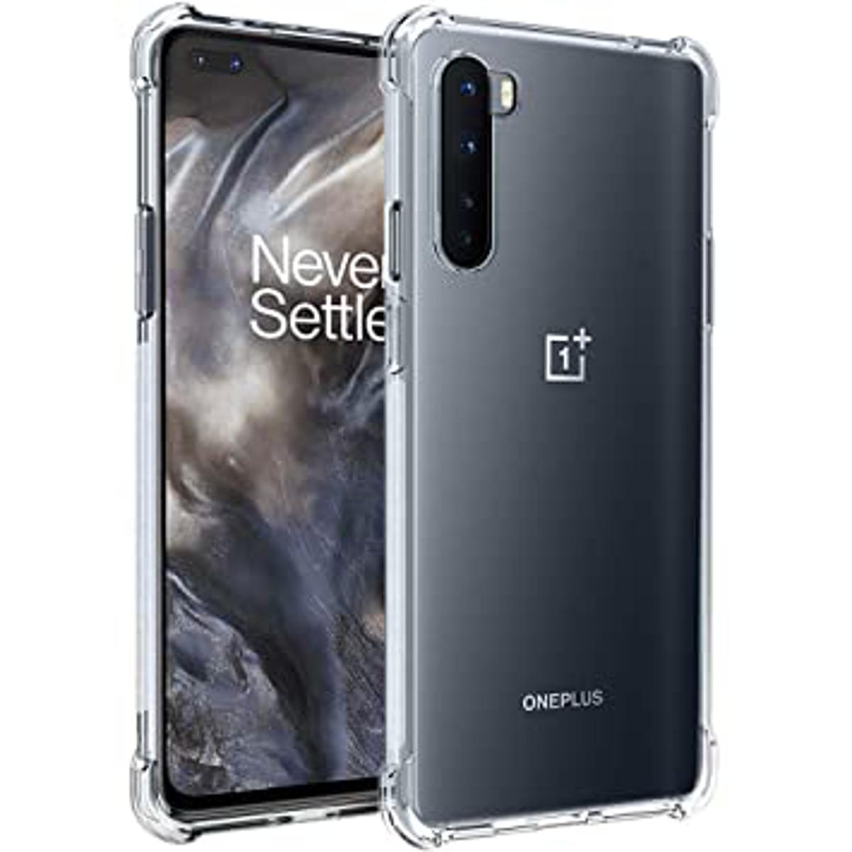 Picture of For oneplus nord      Premium Silicone Matte Soft Phone Case  - Phone Back Cover