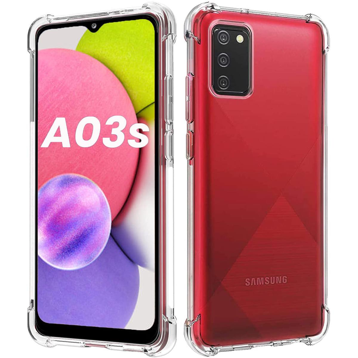 Picture of For samsung A03s   Premium Silicone Matte Soft Phone Case  - Phone Back Cover
