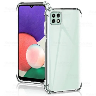 Picture of For Samsung Galaxy A22 5G Flexible Clear Transparent Soft TPU Back Case Cover