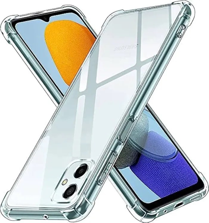 Picture of For Samsung Galaxy A04E  Flexible Clear Transparent Soft TPU Back Case Cover
