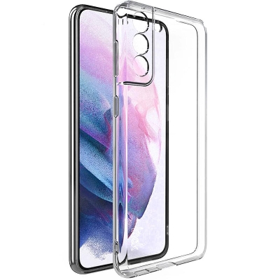 Picture of For Samsung Galaxy S21 FE  Flexible Clear Transparent Soft TPU Back Case Cover