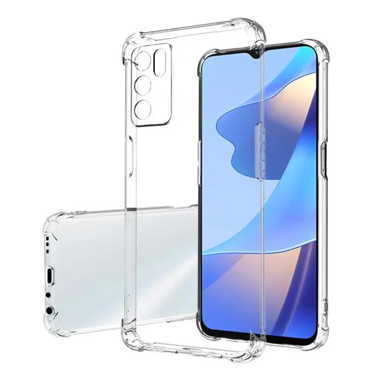 Picture of For oppo A16   Flexible Clear Transparent Soft TPU Back Case Cover