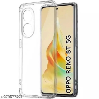 Picture of For oppo reno 8T 5G  Flexible Clear Transparent Soft TPU Back Case Cover