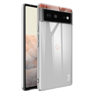 Picture of For pixel 6   Flexible Clear Transparent Soft TPU Back Case Cover