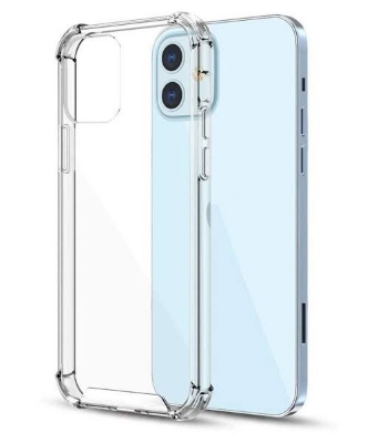 Picture of For iphone 12 Flexible Clear Transparent Soft TPU Back Case Cover