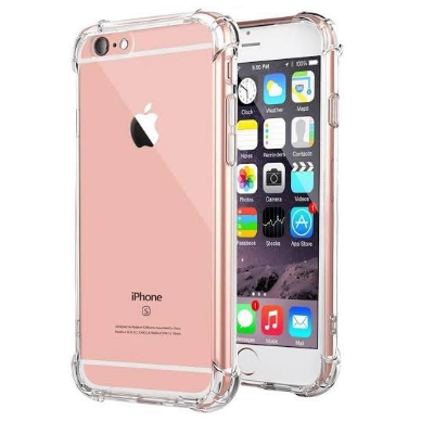 Picture of For iphone 6 6s Flexible Clear Transparent Soft TPU Back Case Cover