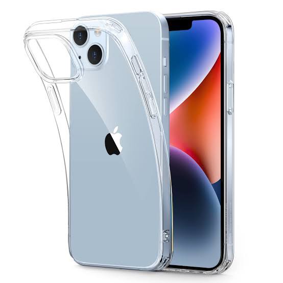 Picture of For iphone 15 plus Flexible Clear Transparent Soft TPU Back Case Cover