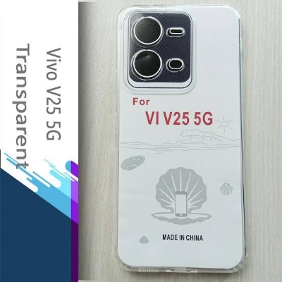 Picture of For vivo V25 V25e   Flexible Clear Transparent Soft TPU Back Case Cover
