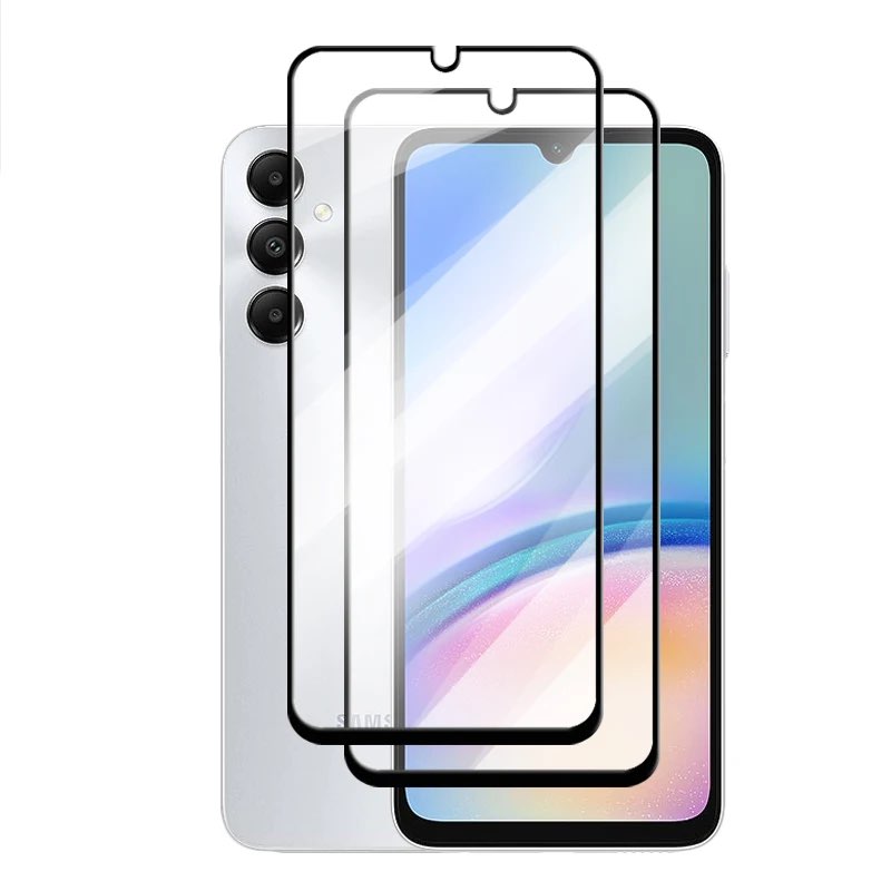Picture of For Samsung Galaxy A05s Tempered glass Edge to edge 9H Hardness HD Glue Cover Friendly Anti-scratch Screen guard for samsung galaxy A05s with Easy Self Installation Kit (Pack of 1)