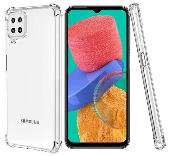 Picture of For samsung galaxy m33   Flexible Clear Transparent Soft TPU Back Case Cover