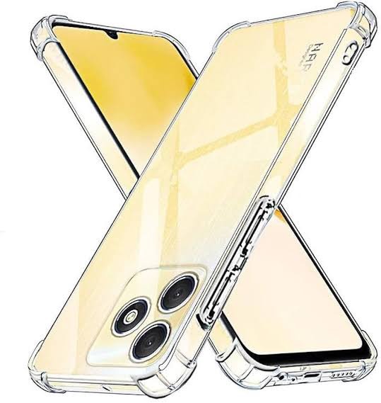 Picture of For Realme note 50   Flexible Clear Transparent Soft TPU Back Case Cover
