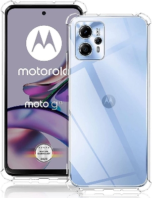 Picture of For Motorola G13   Flexible Clear Transparent Soft TPU Back Case Cover