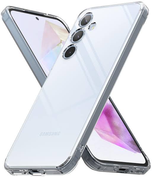 Picture of For Samsung galaxy A35 5G  Flexible Clear Transparent Soft TPU Back Case Cover
