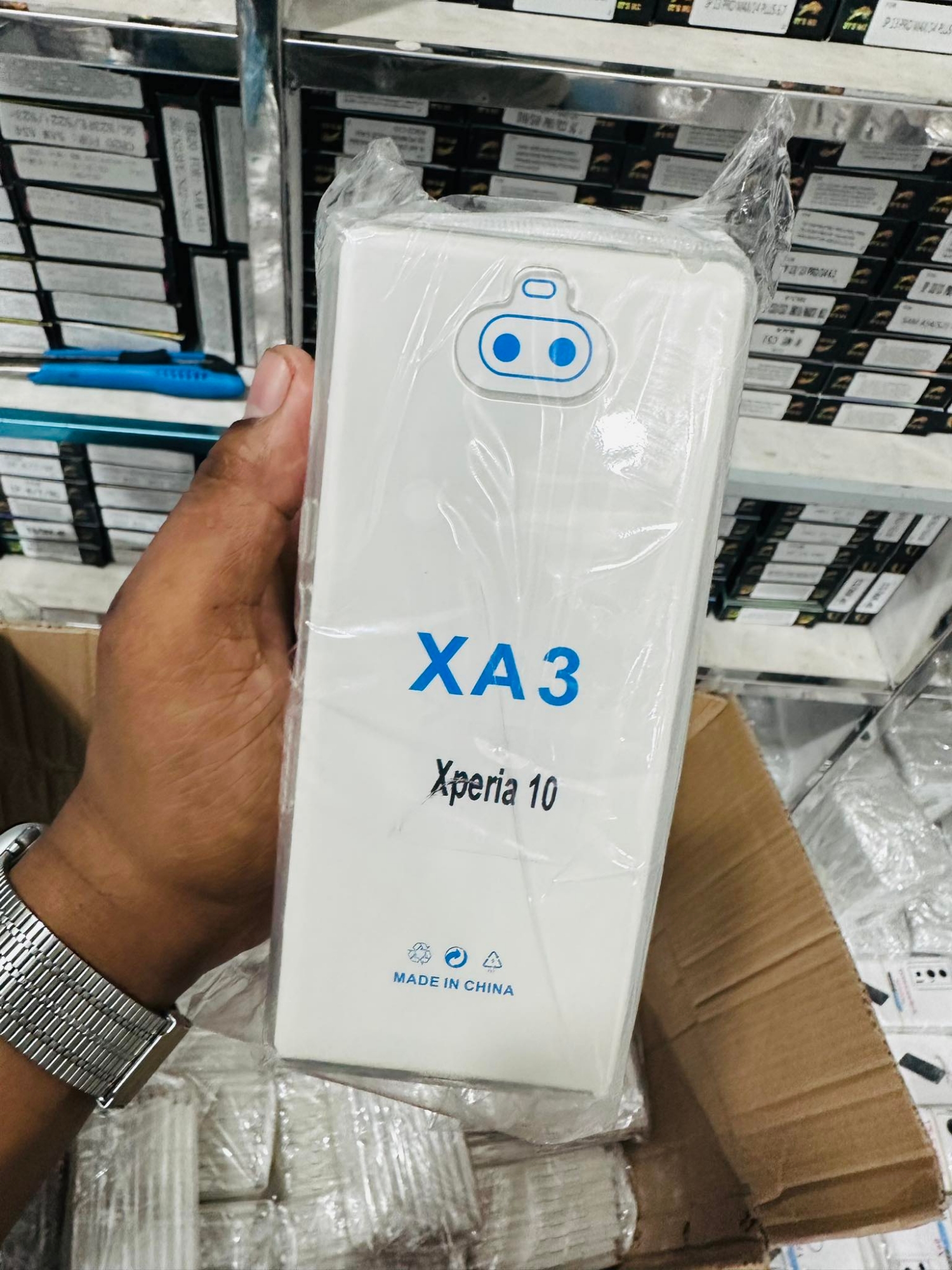 Picture of For Sony Xperia 10  Luxury Crystal Clear Case Soft Silicone Shockproof Transparent Shell TPU Back Cover Xperia 10