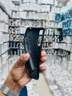Picture of Leweisi Carbon Fiber Bumper Phone Case For Sony Xperia 5 ii Back Cover Coque Shockproof Protective 5 mark 2