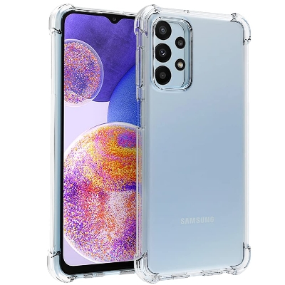 Picture of For A23  Luxury Crystal Clear Case Soft Silicone Shockproof Transparent Shell TPU