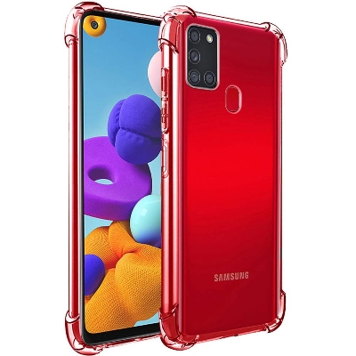 Picture of For Samsung Galaxy A21s   Luxury Crystal Clear Case Soft Silicone Shockproof Transparent Shell TPU