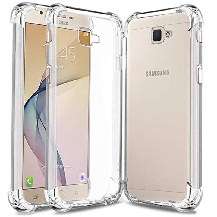 Picture of For Samsung Galaxy J7   Luxury Crystal Clear Case Soft Silicone Shockproof Transparent Shell TPU