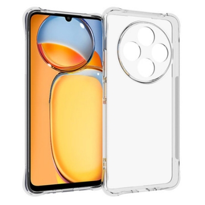 Picture of For Xioami redmi 14c   Luxury Crystal Clear Case Soft Silicone Shockproof Transparent Shell TPU