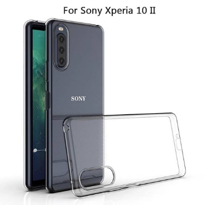 Picture of For  Sony Xperia 10 ii  Luxury Crystal Clear Case Soft Silicone Shockproof Transparent Shell TPU 10 mark 2