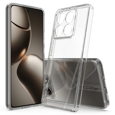 Picture of For Honor X7C   Flexible Clear Transparent Soft TPU Back Case Cover