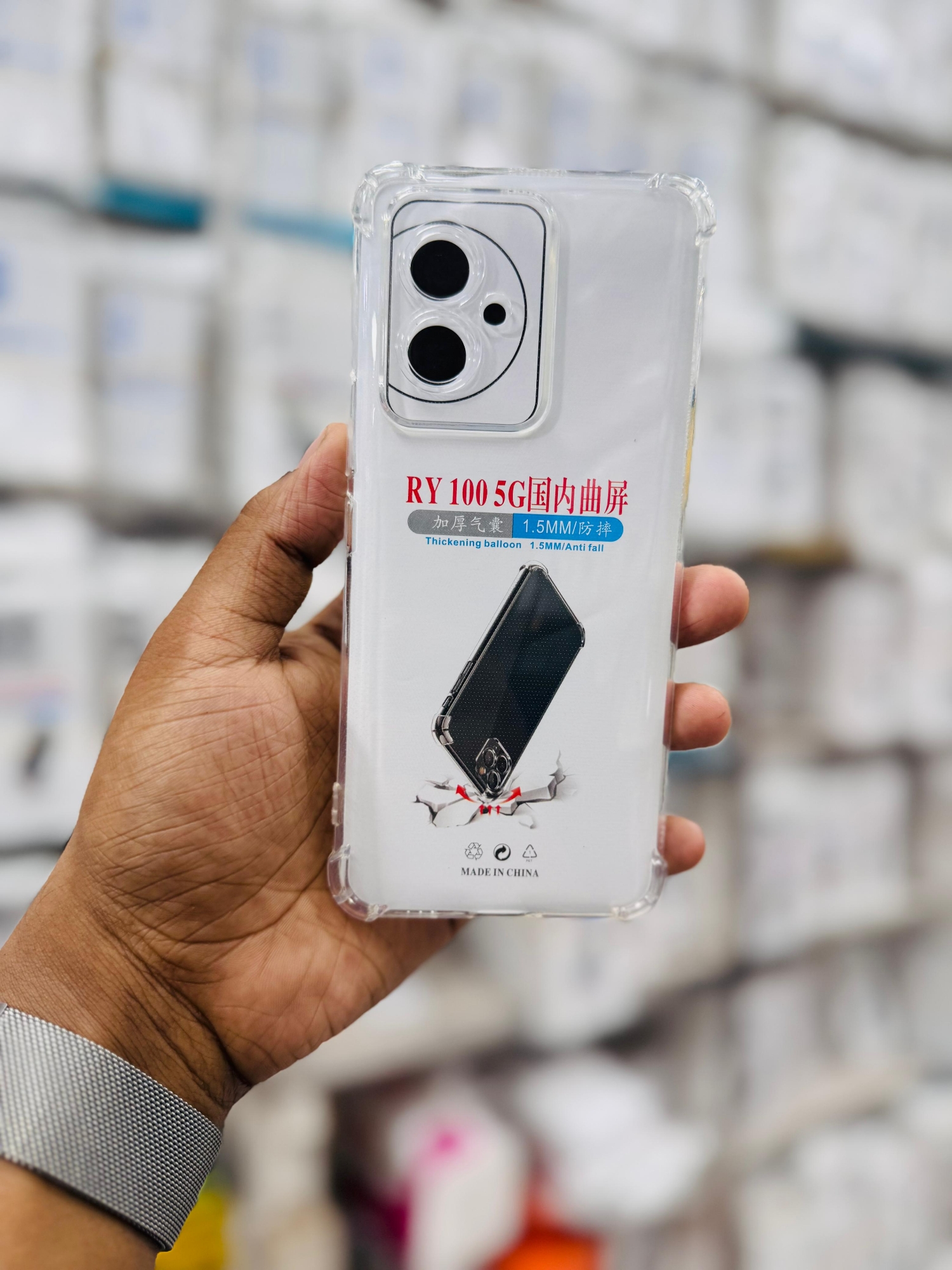 Picture of For Huawei Honnor 100 5G Silicone Airbag cover Shockproof Transparent Protective Clear Back Cover TPU Case