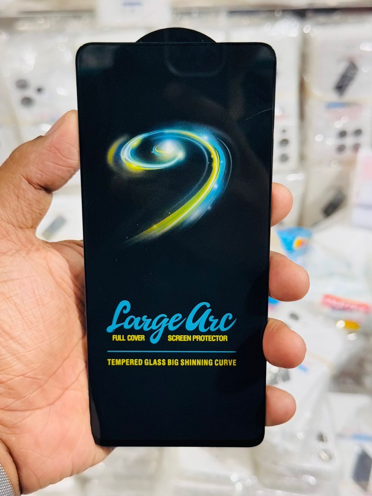Picture of 2in1 Combo Pack For Vivo IQ00 Z9 Turbo 5G / Z9 Turbo Plus + 5G / Z9 5G / Y200 GT 5G / Z9 Turbo End 5GFront Smooth Quality Screen Glass Protector + Silicone Airbag Transparent Protective Clear TPU Back  Case