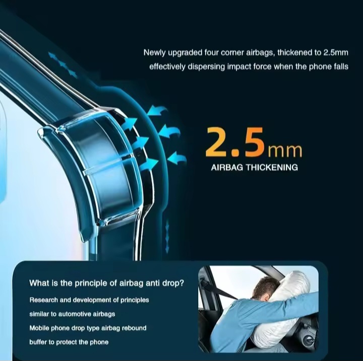 Picture of For  Infinix Smart 10 / Tceno Pop 10 / Spark Go 2  Silicone Airbag cover Shockproof Transparent Protective Clear Back Cover TPU Case