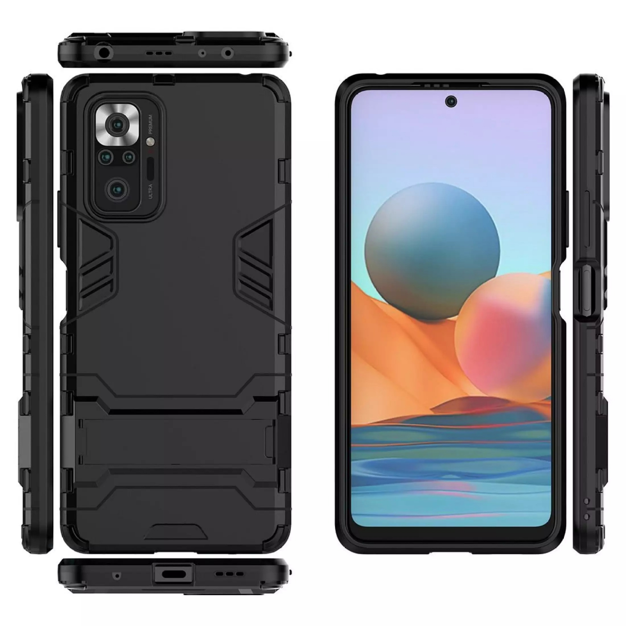 Picture of For Samsung Galaxy A13 4G Case Window View Flip Stand Cover Pu Leather Protective Case Luxury Kickstand Window Shockproof Flip Cover - Phone Back Cover