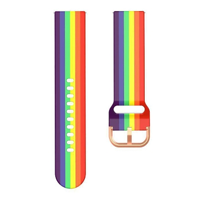 Picture of 22mm Width Universal Sports Silicone Watch Band Strap For Galaxy Watch 46mm For Xiaomi Kieslect KR Pro Haylou LS05 Imilab KW66 And All Other 22mm Width Lugs Quartz Digital Automatic Watches - Smart Watch Belt