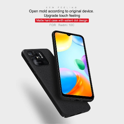 Picture of For OnePlus 9R Nillkin Super Frosted Shield Hard PC Back Cover Matte Hard Case with Salient Dot Design - মোবাইল ফোন - Phone (Back Case Cover For Smartphone)