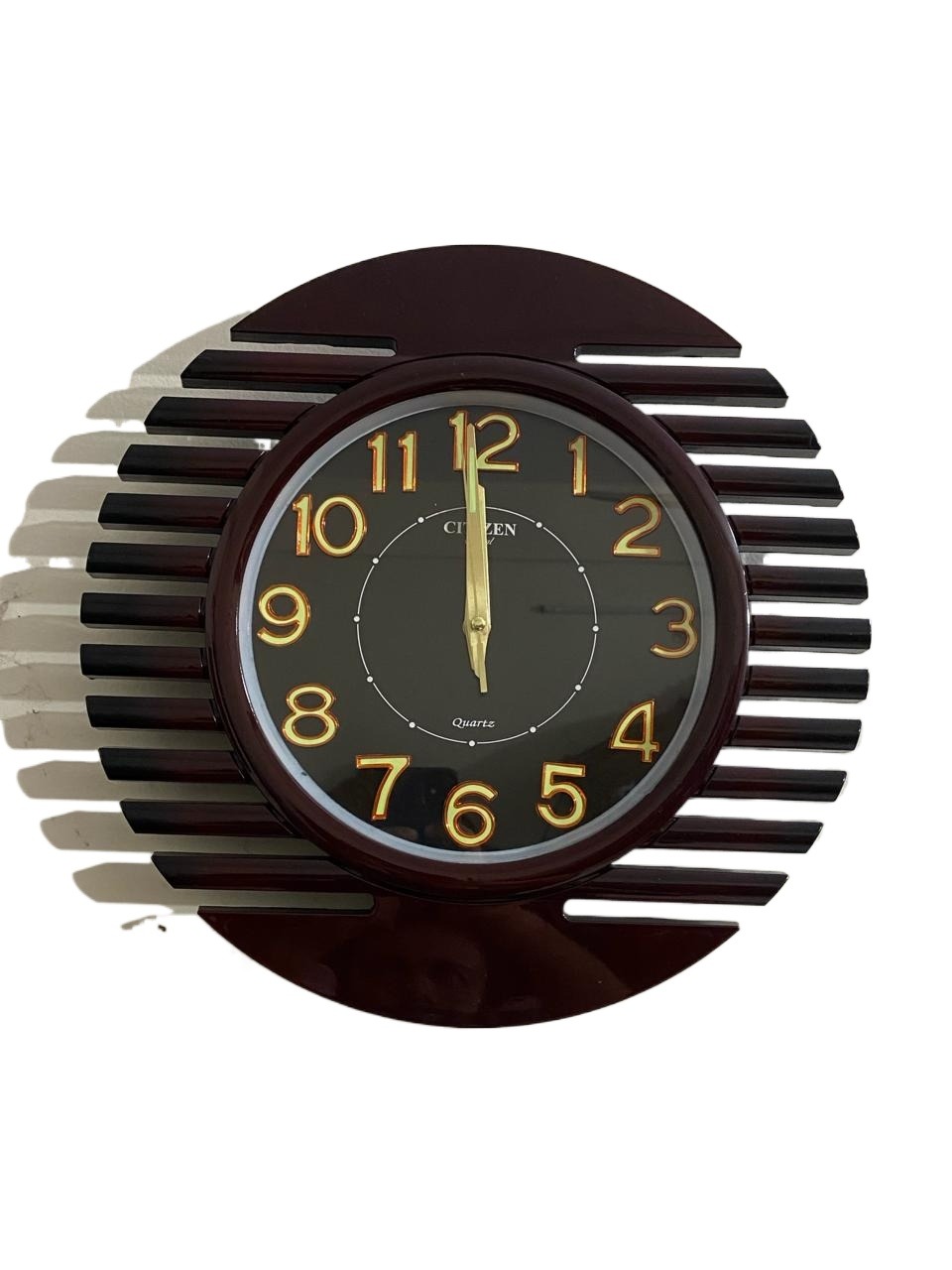 Picture of 40 CM Citizen Radium Traditional Wall Clock Round Shape Vintage Fiber Made China Decorative Wall Clock