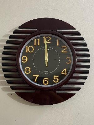 Picture of 40 CM Citizen Radium Traditional Wall Clock Round Shape Vintage Fiber Made China Decorative Wall Clock