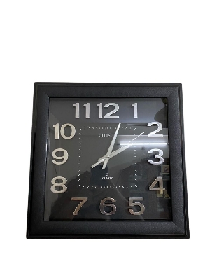 Picture of 40 CM Citisun Traditional Wall Clock Square Shape Vintage Fiber Made China Decorative Wall Clock