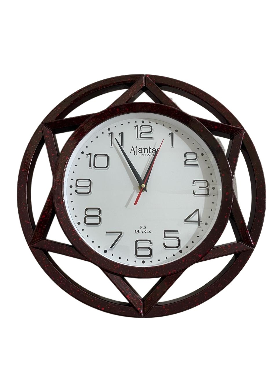 Picture of 38 CM AjantaTraditional Wall Clock Round Shape Vintage Fiber Made China Decorative Wall Clock