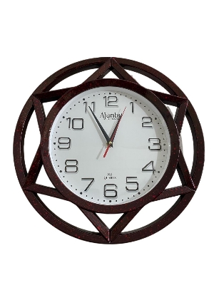 Picture of 38 CM AjantaTraditional Wall Clock Round Shape Vintage Fiber Made China Decorative Wall Clock