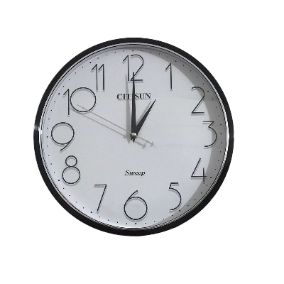 Picture of 34 CM Vintage Fiber Made Citisun Decorative Wall Clock-34cm