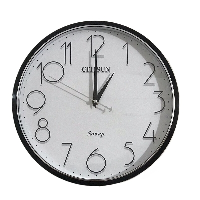 Picture of 34 CM Vintage Fiber Made Citisun Decorative Wall Clock-34cm