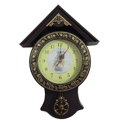 Picture of 46 CM Vintage Fiber Made Citisun Pendulum Decorative Wall Clock-46cm