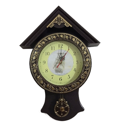 Picture of 46 CM Vintage Fiber Made Citisun Pendulum Decorative Wall Clock-46cm