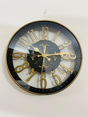 Picture of 25 CM Traditional Wall Clock Round Shape Vintage Fiber Made China Decorative Wall Clock - 25cm (Small Size)