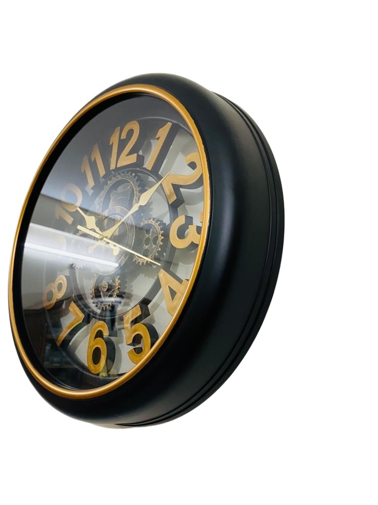 Picture of 40 CM Traditional Wall Clock Round Shape Vintage Fiber Made China Decorative Wall Clock - 40cm