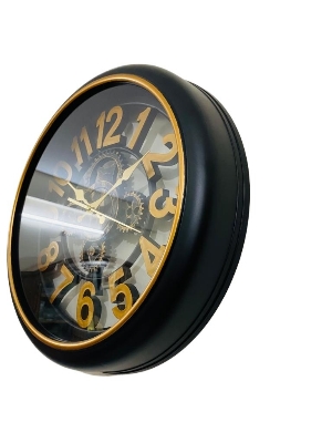 Picture of 40 CM Traditional Wall Clock Round Shape Vintage Fiber Made China Decorative Wall Clock - 40cm