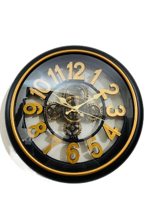 Picture of 40 CM Traditional Wall Clock Round Shape Vintage Fiber Made China Decorative Wall Clock - 40cm