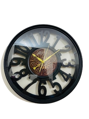 Picture of 41 CM Traditional Wall Clock Round Shape Vintage Fiber Made China Decorative Wall Clock - 41cm