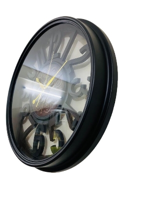 Picture of 41 CM Traditional Wall Clock Round Shape Vintage Fiber Made China Decorative Wall Clock - 41cm